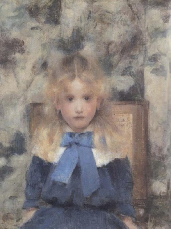 Fernand Khnopff Portrait of Miss Van Der Hecht France oil painting art